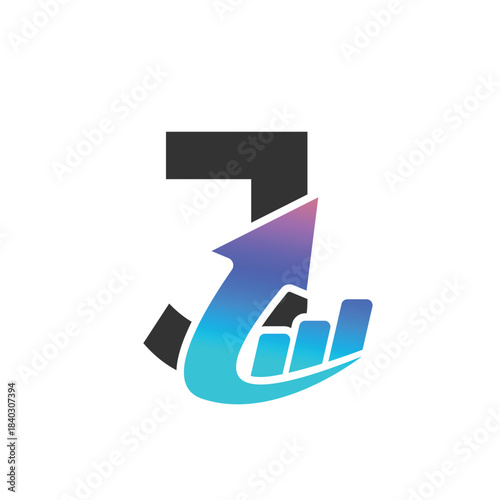 Letter J logo, J logo, Business logo, modern, minimal logo, design, colourful, icon, shape, symbol, brand, business identity, elegant, luxury, logotype, branding, custom, abstract