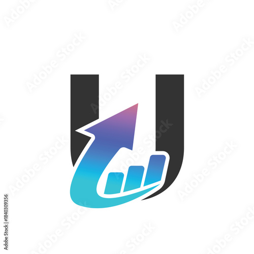 Letter U logo, U logo, Business logo, modern, minimal logo, design, colourful, icon, shape, symbol, brand, business identity, elegant, luxury, logotype, branding, custom, abstract