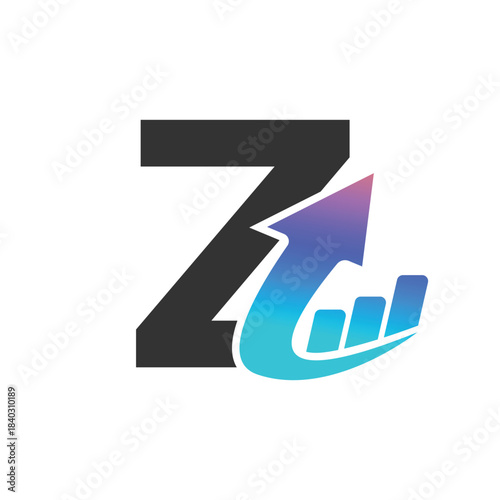 Letter Z logo, Z logo, Business logo, modern, minimal logo, design, colourful, icon, shape, symbol, brand, business identity, elegant, luxury, logotype, branding, custom, abstract