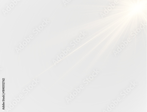 Photography rays of light.Glow bright light star, yellow sun rays,