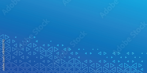 Blue gradient background with modern abstract shape decoration. Simple background concept for covers, brochures, banners, certificates, and presentations. EPS. 2