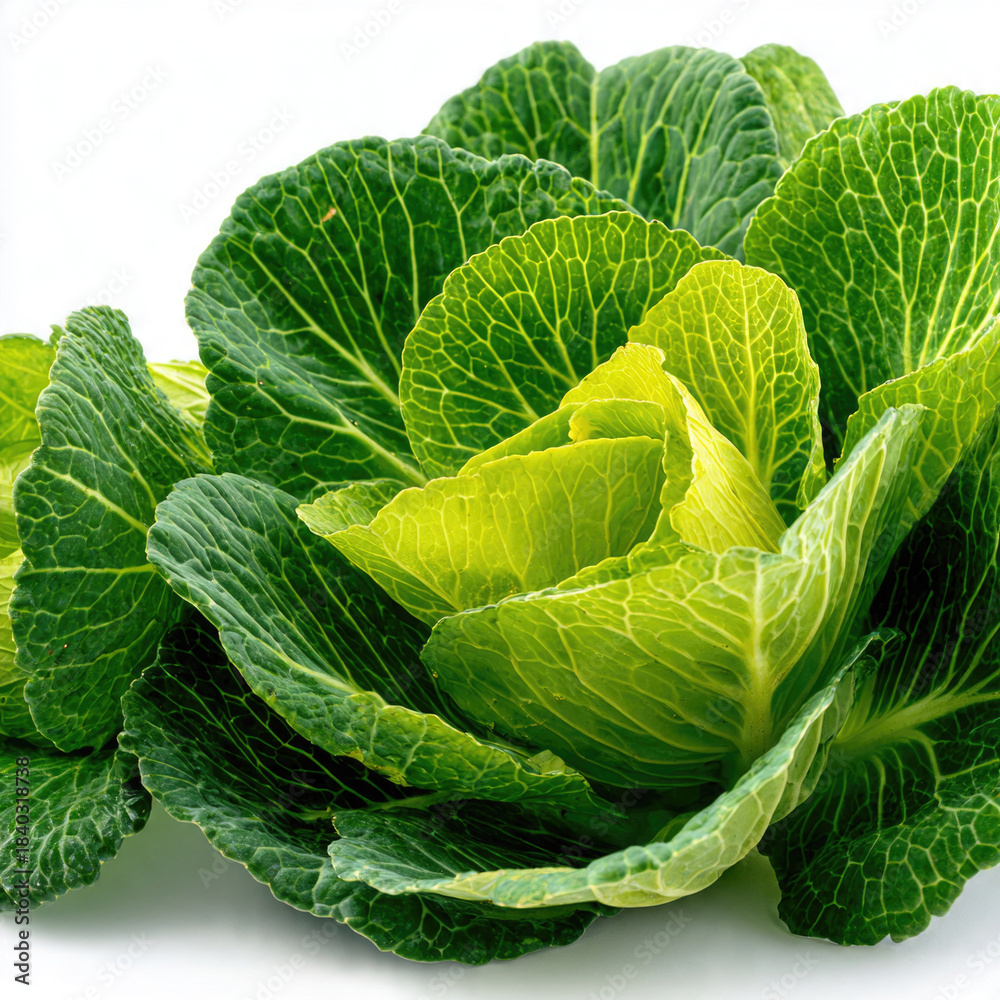 Obraz premium Fresh Green Cabbage