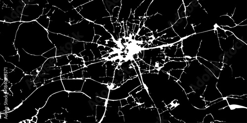 Shattered Glass Pieces on Black Realistic Cracked with various white stains and cracks, Scattered shattered glass pieces glinting on black surface, creating dramatic reflections textue.