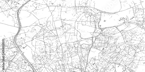 black and white sketch line art of grunge stained map concept abstract line silhouette vector design or line art of black cracked grunge texture.	