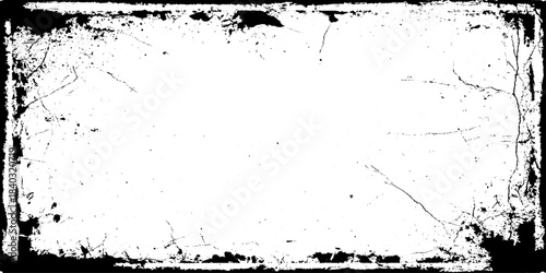 Abstract Distressed vintage border grunge texture creating dusty old stained and scratched grunge rugged worn edges for creative design backgrounds and artistic visual projects.
