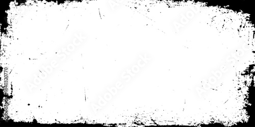 Abstract Distressed vintage border grunge texture creating dusty old stained and scratched grunge rugged worn edges for creative design backgrounds and artistic visual projects.