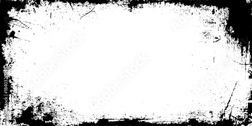 Abstract Distressed vintage border grunge texture creating dusty old stained and scratched grunge rugged worn edges for creative design backgrounds and artistic visual projects.