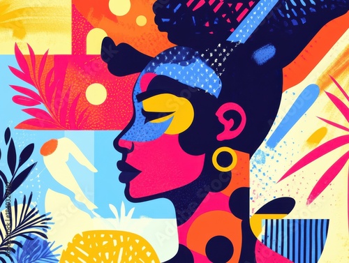 Vibrant poster design with bold typography celebrating Zero Discrimination Day themes