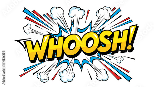 Dynamic Comic Style Word Explosion Effect WHOOSH!