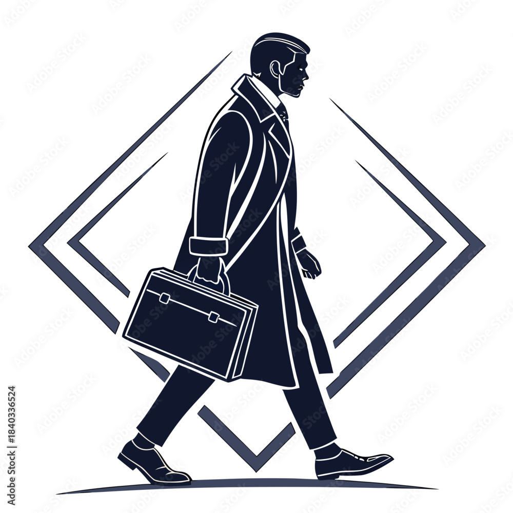 Obraz premium Man and woman silhouettes in various poses and styles vector illustration