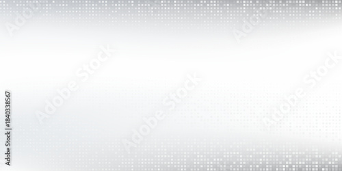 Vector dot foil background with metal mirror texture. Chrome gradient surface with light gloss abstract