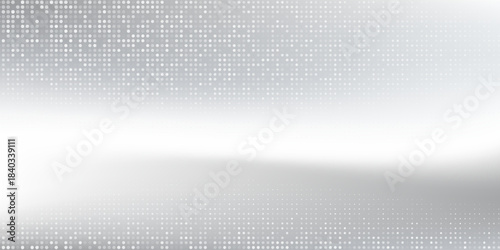 Abstract dot foil background with metal mirror texture. Chrome gradient surface with light gloss modern