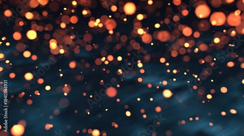 Create a sparkling christmas experience with tiny bright particles in a shimmering palette of dust