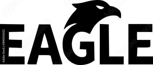 Conceptual Wordmark Logos Transforming the Word EAGLE into Eagle Forms