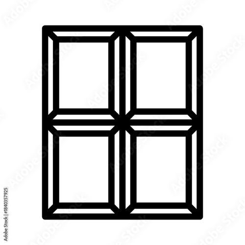 Chocolate bars Line Art Detailed and Elegant Minimalist Drawings