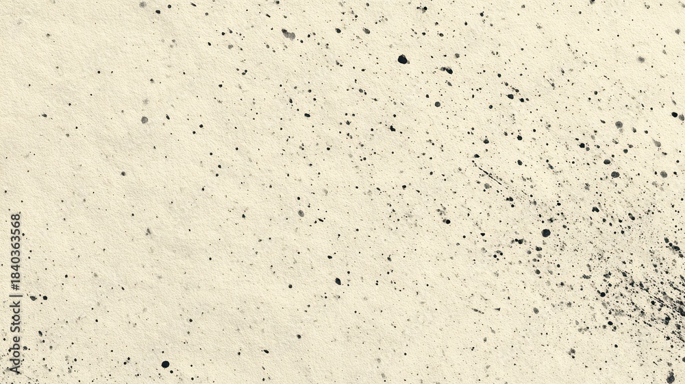 Naklejka premium minimal washi with fine scattered sumi ash particles, clean composition, precise grain texture