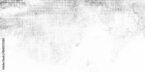 Silver ink and watercolor textures on white paper background. white wall used as background. White Paper texture background. Grunge white Texture of chips, cracks, scratches, Soft white grunge