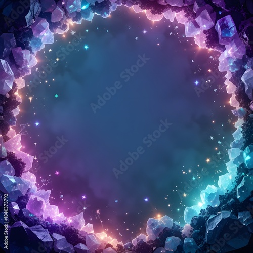 Crystal Glow Dark Frame