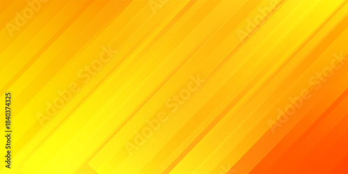 Abstract yellow and orange warm tone background with simply curve lines lighting element vector for presentation design,background modern,