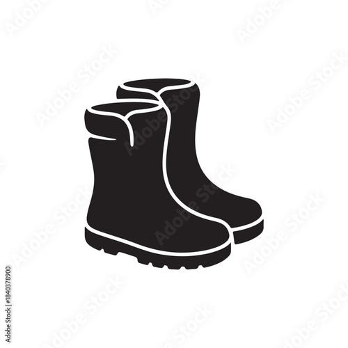 Rain Boots: A pair of sturdy rain boots stand ready, their design a testament to protection and resilience in the face of inclement weather.