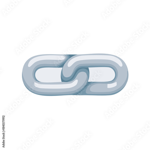 Interlocked link section represents connection and relationship
