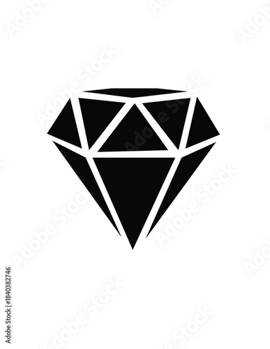 diamond isolated on white background