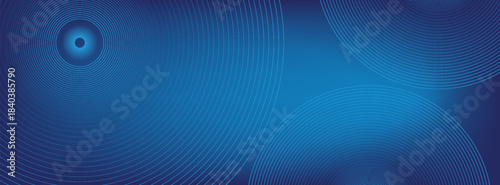 Bright blue dynamic abstract vector background with diagonal lines. 3d cover of business presentation banner for sale event night party. Fast moving soft circle wave line. simple presentation