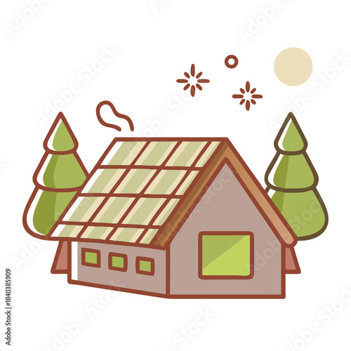 Adobe Illustrator Artwork house new idea
