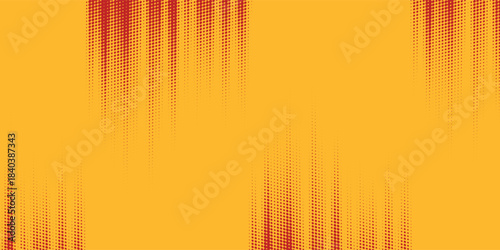 This vector illustration features an abstract composition of dots creating a dynamic circular design element, suitable for backgrounds and graphic projects needing a modern