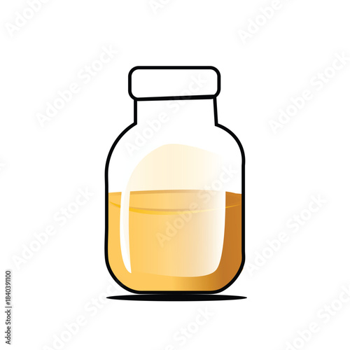 Medicine bottle with pills, jar icon, Medicine Bottle Icon,  3d Rendered,  Pharmaceutical Bottle, Glass jar, Medicine jar, Bottle, Syrup bottle, icon, bottle icon