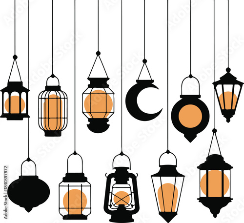 Hanging Lanterns Collection for Decoration