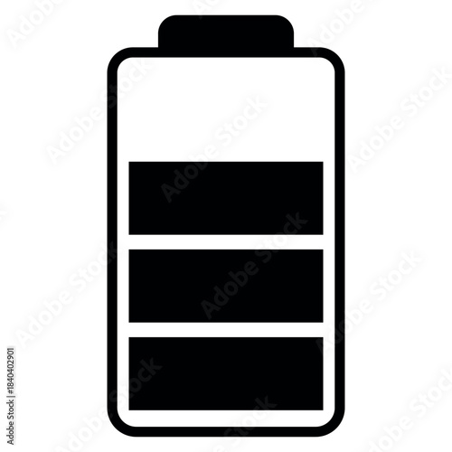 Battery Icon Design Template – Vector Power Symbol
