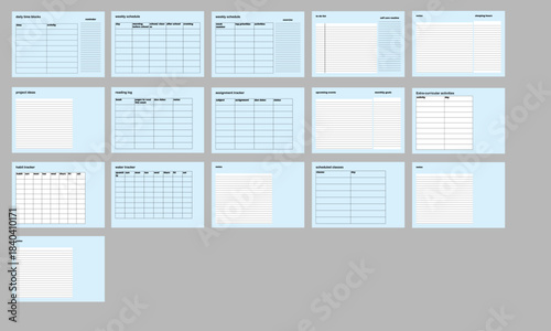 simple printable planner for students