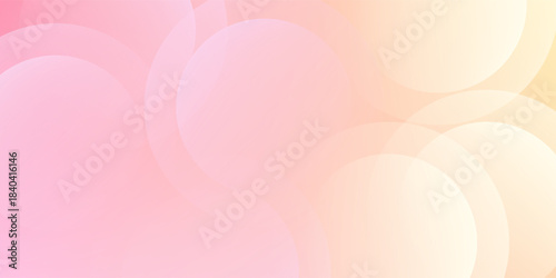 abstract background.modern.minimalist.pink and yellow gradations.circle effect.memphis.trendy .eps 10