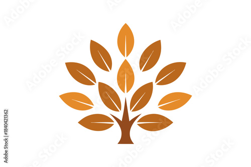 Creative almond arrangement forming a tree silhouette on white background, natural concept, healthy nuts, minimalistic food art, organic design, botanical shape, nature-inspired composition