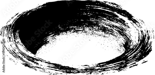Abstract black and white swirling lines design for posters and cards