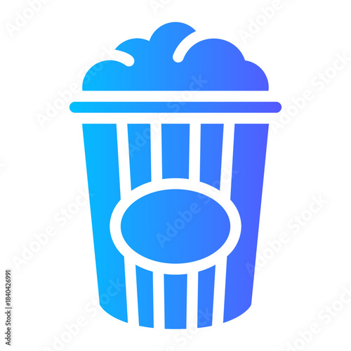 popcorn gradient icon
