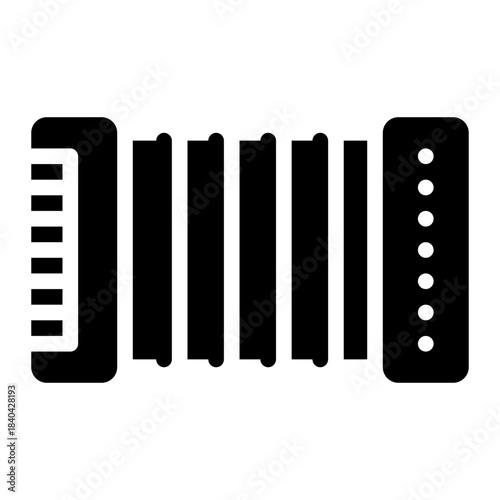 accordion glyph icon