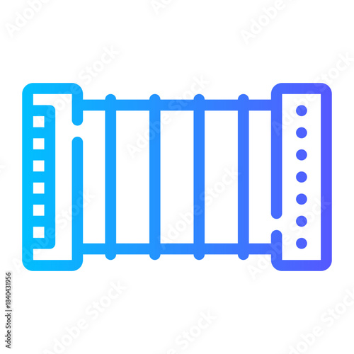 accordion gradient icon