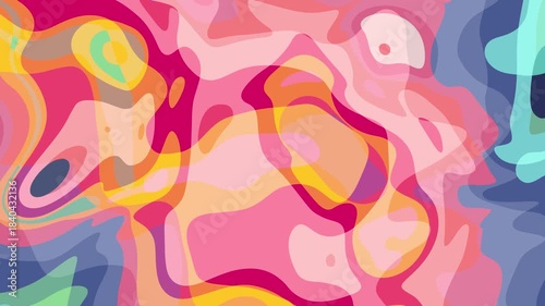 seamless colorful abstract motion background
