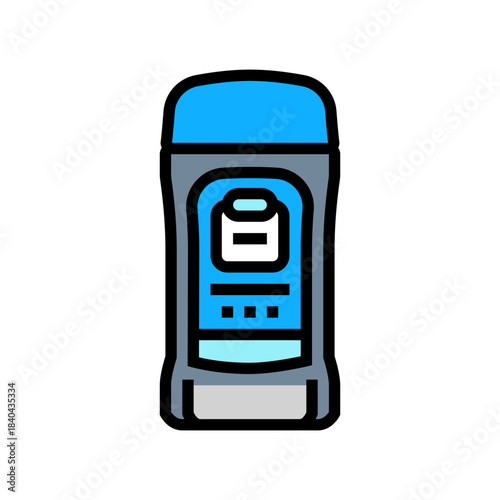 apply deodorant to underarms color icon vector illustration