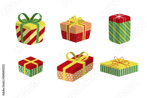 set of christmas gifts