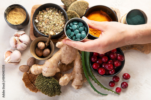 Natural adaptogen alternative health care.