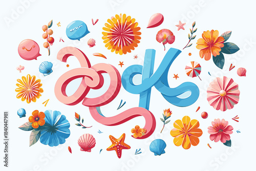 Decorative autumn border frame with maple and oak leaves and swirling vines around a blank copy space