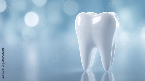 Healthy tooth illustration on transparent
