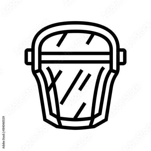splash proof face mask line icon vector illustration