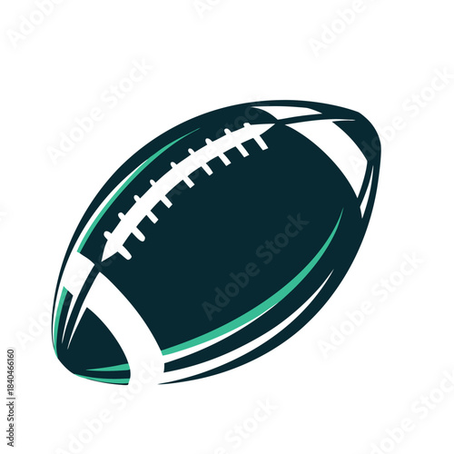 American Football Vector Icon - Modern Sport Ball Graphic
