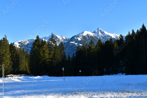 Schöne Landschaft bei Mösern in Tirol
