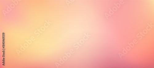 Pink and yellow minimalist blurred background with gold accents. Modern beige design for presentations, storefronts, and banners. Universal vector background.