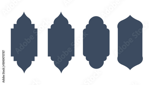  vector illustrations of traditional Middle Eastern lanterns